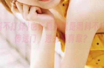 也许链接就是黑料不打烊的传送门，进去见真章？
